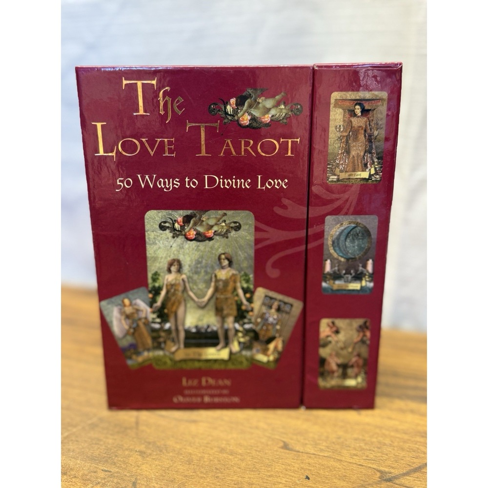 The Love Tarot 50 Ways to Divine Love by Liz Dean w/box
